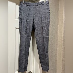 NWT Banana Republic Avery Washable Stretch Linen Trousers Sz 0